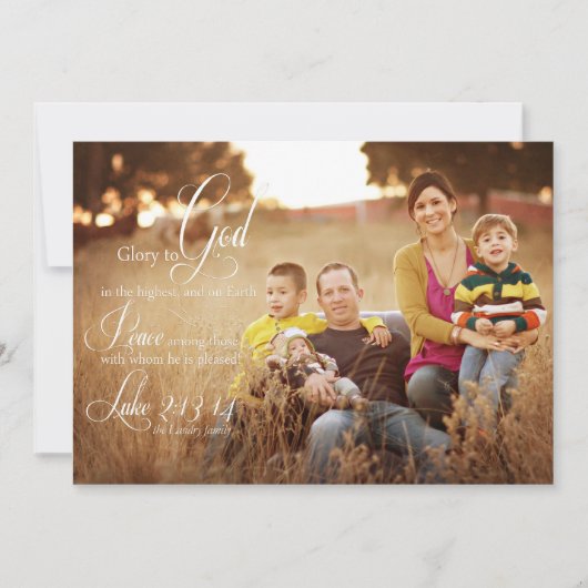 Lauren Landrys Weihnachtskarte Feiertagskarte (Vorderseite)