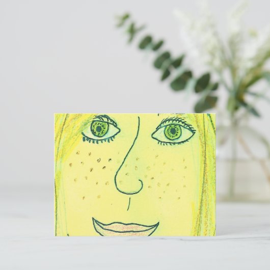 Lauren Postkarte (Stehend Vorderseite)