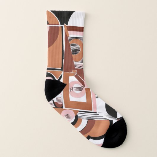 Lauren Rosenberg Original Geometric Socks Socken (Links - Innen)