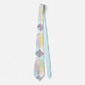 Lauren Rosenberg Original Multi-Linear Neck Tie Krawatte (Vorderseite)