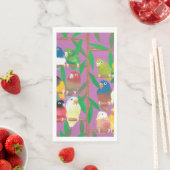 Lauren Rosenberg Original Parakeet Groß Vertikal Serviette (Beispiel)