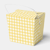 Lauren Yellow Gingham Geschenkschachtel (Rückseite)