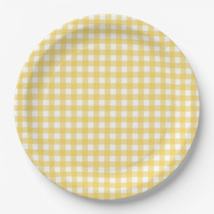 Lauren Yellow Gingham Paper Tellers Pappteller