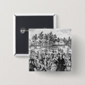 Laurence Sterne Button (Vorne & Hinten)