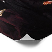 Laurence Sterne (Gemälde von Sir Joshua Reynolds) Poster (Ecke)