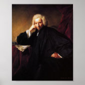 Laurence Sterne (Gemälde von Sir Joshua Reynolds) Poster (Vorne)