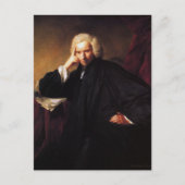Laurence Sterne (Gemälde von Sir Joshua Reynolds) Postkarte (Vorderseite)