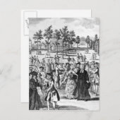 Laurence Sterne Postkarte (Vorne/Hinten)