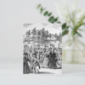 Laurence Sterne Postkarte (Stehend Vorderseite)