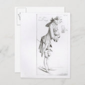 Laurence Sterne Postkarte (Vorne/Hinten)