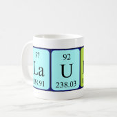 Laurene Periodenname Tasse (Vorderseite Links)