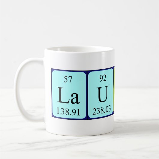 Laurenne Periodenname Tasse (Links)