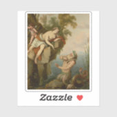 Laurent de La Hyre - Glaucus und Scylla Aufkleber (Blatt)