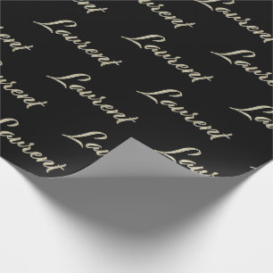 Laurent Vorname Name edles Geschenkpapier Papier