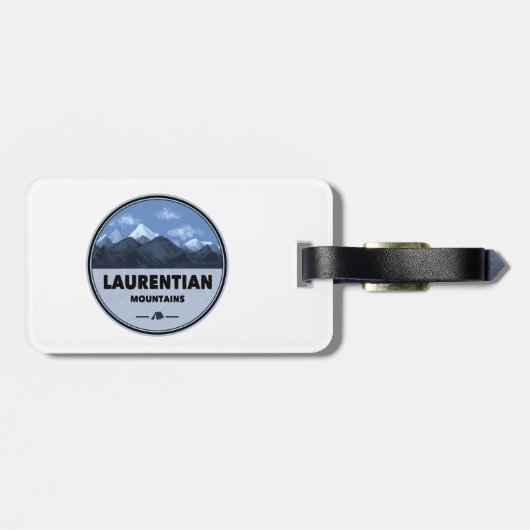 Laurentinische Berge Québec Kanada Camping Gepäckanhänger (Rückseite horizontal)
