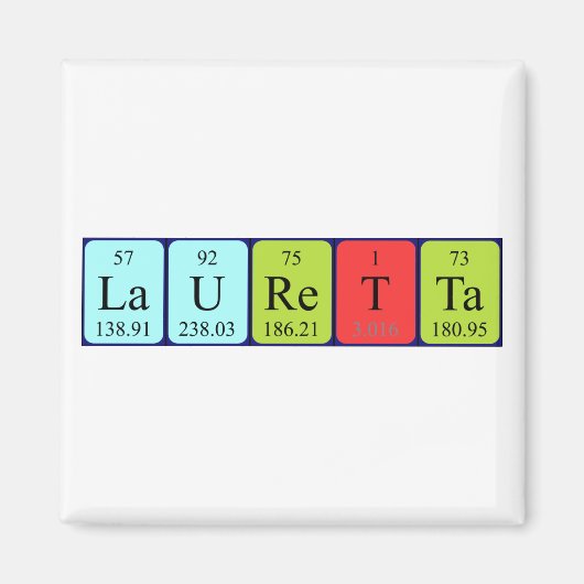 Lauretta-Periodenmagnet Magnet (Vorne)