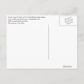 Laurie, Larry u. Louie Ankündigungspostkarte (Rückseite)