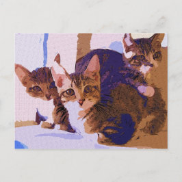 Laurie, Larry u. Louie Ankündigungspostkarte