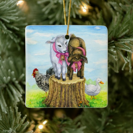 Laurie's Critters Keramikornament (Baum)