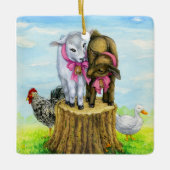 Laurie's Critters Keramikornament (Vorderseite)