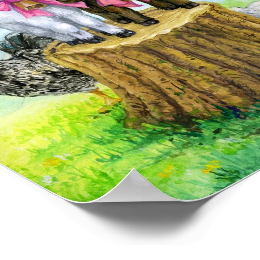 Laurie's Critters Poster (Ecke)