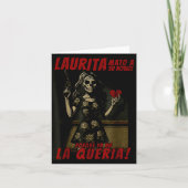Laurita Mato A Su Novio Funny Mexican Halloween Karte (Vorderseite)