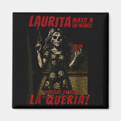 Laurita Mato A Su Novio Funny Mexican Halloween Magnet (Vorne)