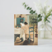 Laurits Andersen Ring Frühstück Gemälde Kunst Pr Postkarte (Stehend Vorderseite)