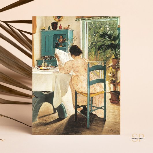 Laurits Andersen Ring Frühstück Gemälde Kunst Pr Postkarte