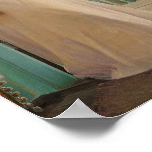 Laurits Andersen Ring Im Garten Tür CC0495 Poster (Ecke)