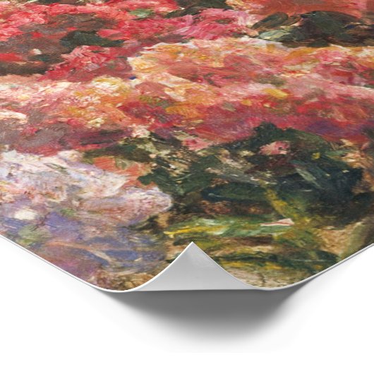 Laurits Tuxen - Rhododendron In Tuxen's Garden Poster (Ecke)