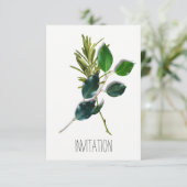 Lauro Spices Italienisches Koch Restaurant Bio Küc Einladung (Stehend Vorderseite)