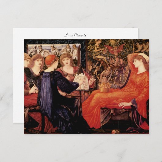 Laus Veneris Postkarte (Vorne/Hinten)