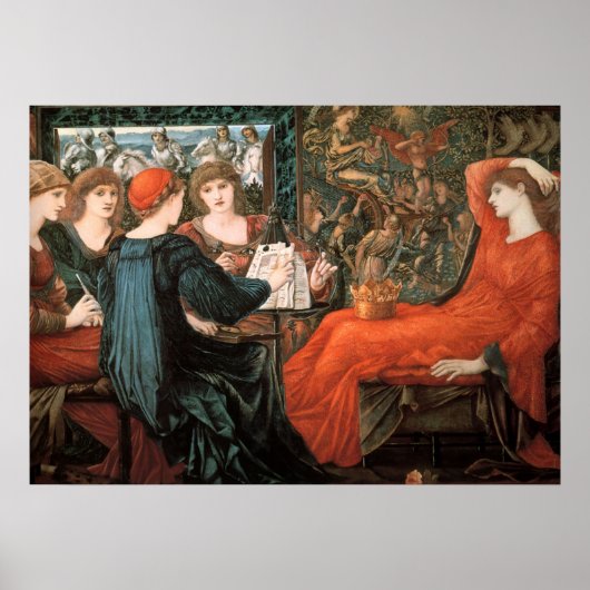 Laus Veneris von Sir Edward Burne-Jones Poster (Vorne)