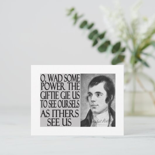 Laus-Zitat Postkarte (Stehend Vorderseite)