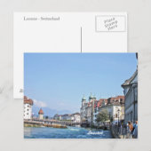 Lausane Postkarte (Vorne/Hinten)