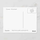Lausane Postkarte (Rückseite)