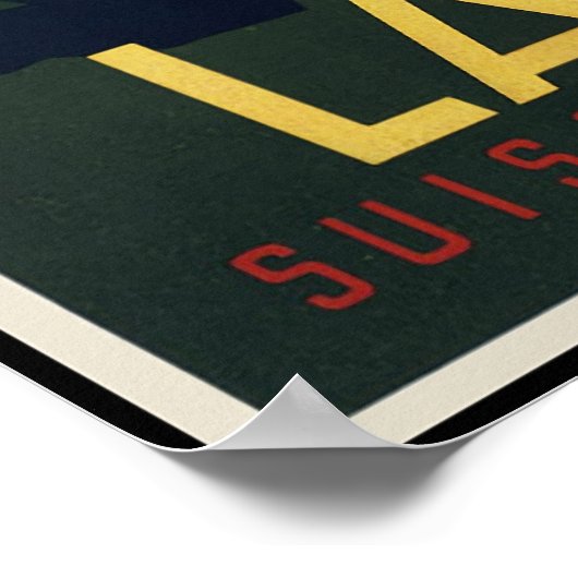 Lausanne Golf Poster (Ecke)