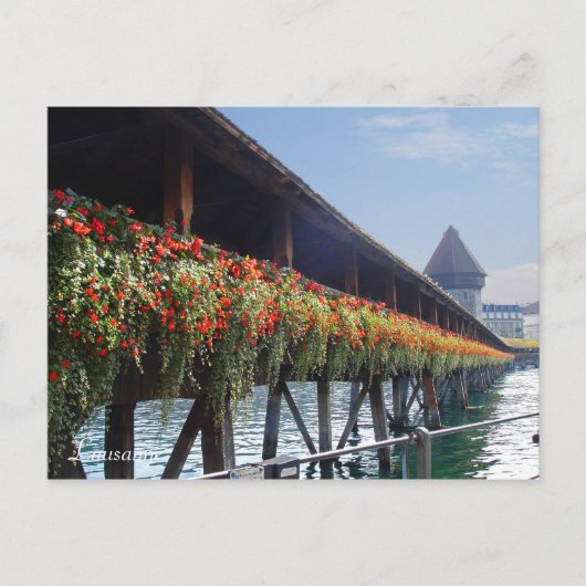 Lausanne Postkarte (Vorderseite)