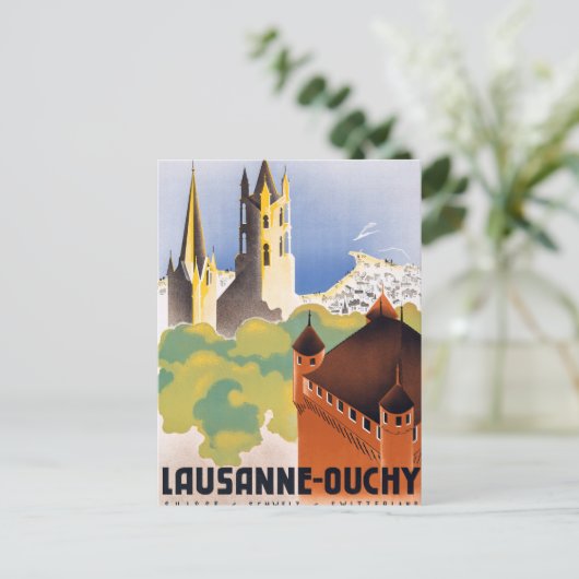 Lausanne Postkarte (Stehend Vorderseite)