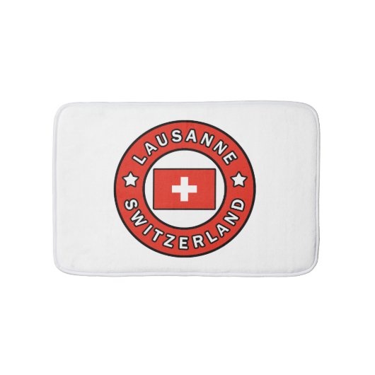 Lausanne Schweiz Badematte (Vorderseite)