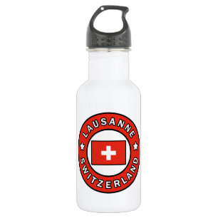 Lausanne Schweiz Edelstahlflasche