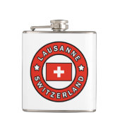 Lausanne Schweiz Flachmann (Vorderseite)