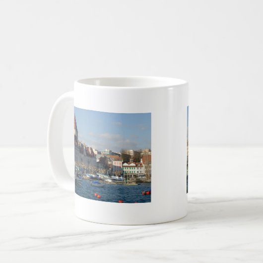 Lausanne Schweiz Kaffeetasse (Vorderseite Links)