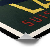 Lausanne Schweiz Poster (Ecke)