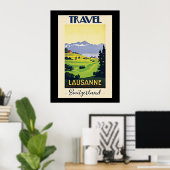 Lausanne, Schweiz Poster (Heimbüro)