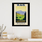 Lausanne, Schweiz Poster (Küche)