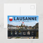 Lausanne - Schweiz Postkarte (Vorne/Hinten)