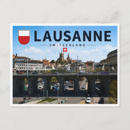 Lausanne - Schweiz Postkarte