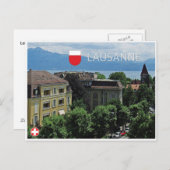Lausanne - Schweiz Postkarte (Vorne/Hinten)